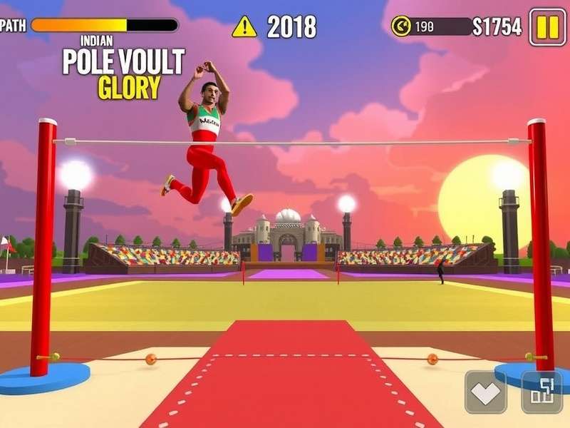 Indian Pole Vault Glory Game Screenshot